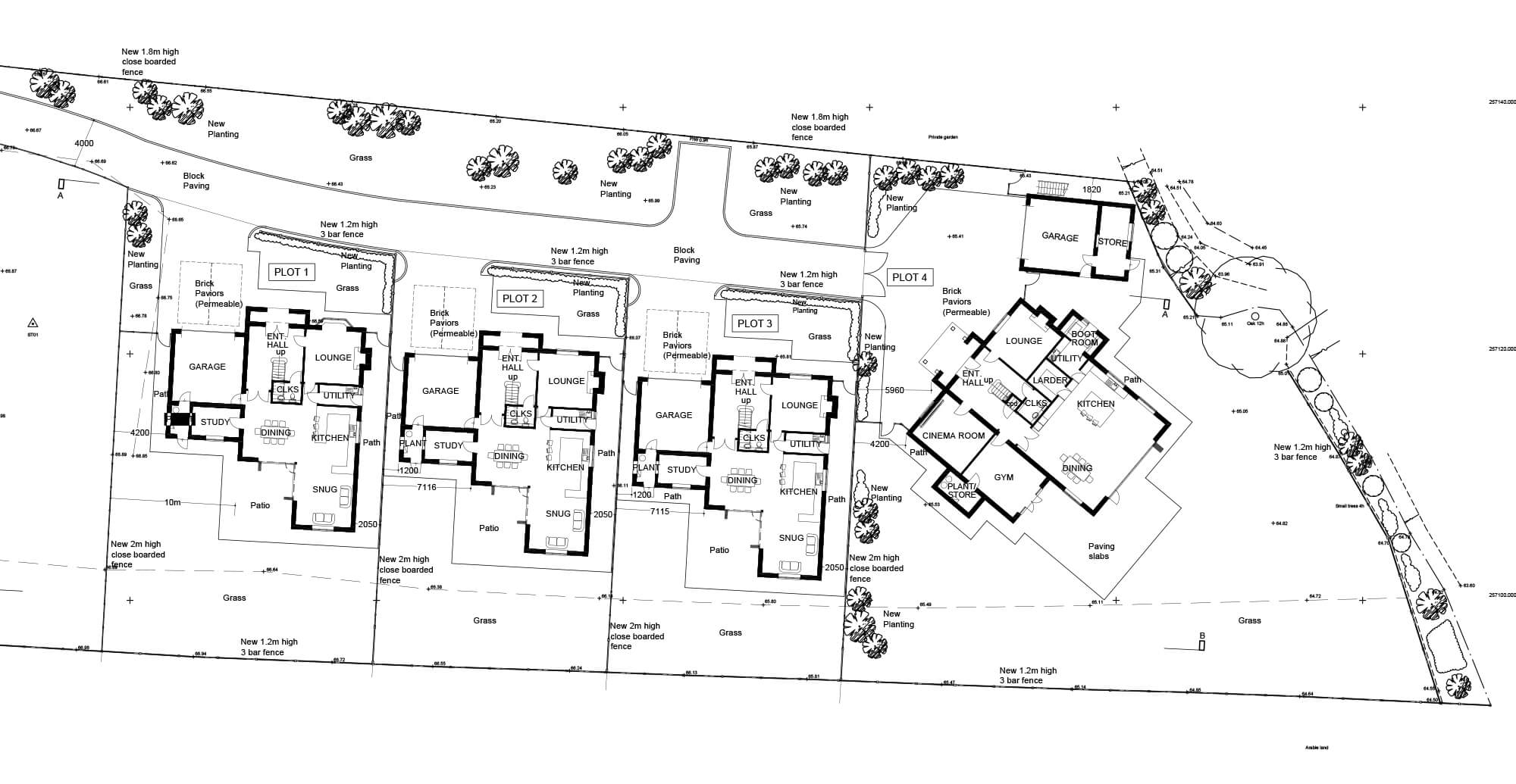 Meadow View, Suffolk, Kedington Siteplan